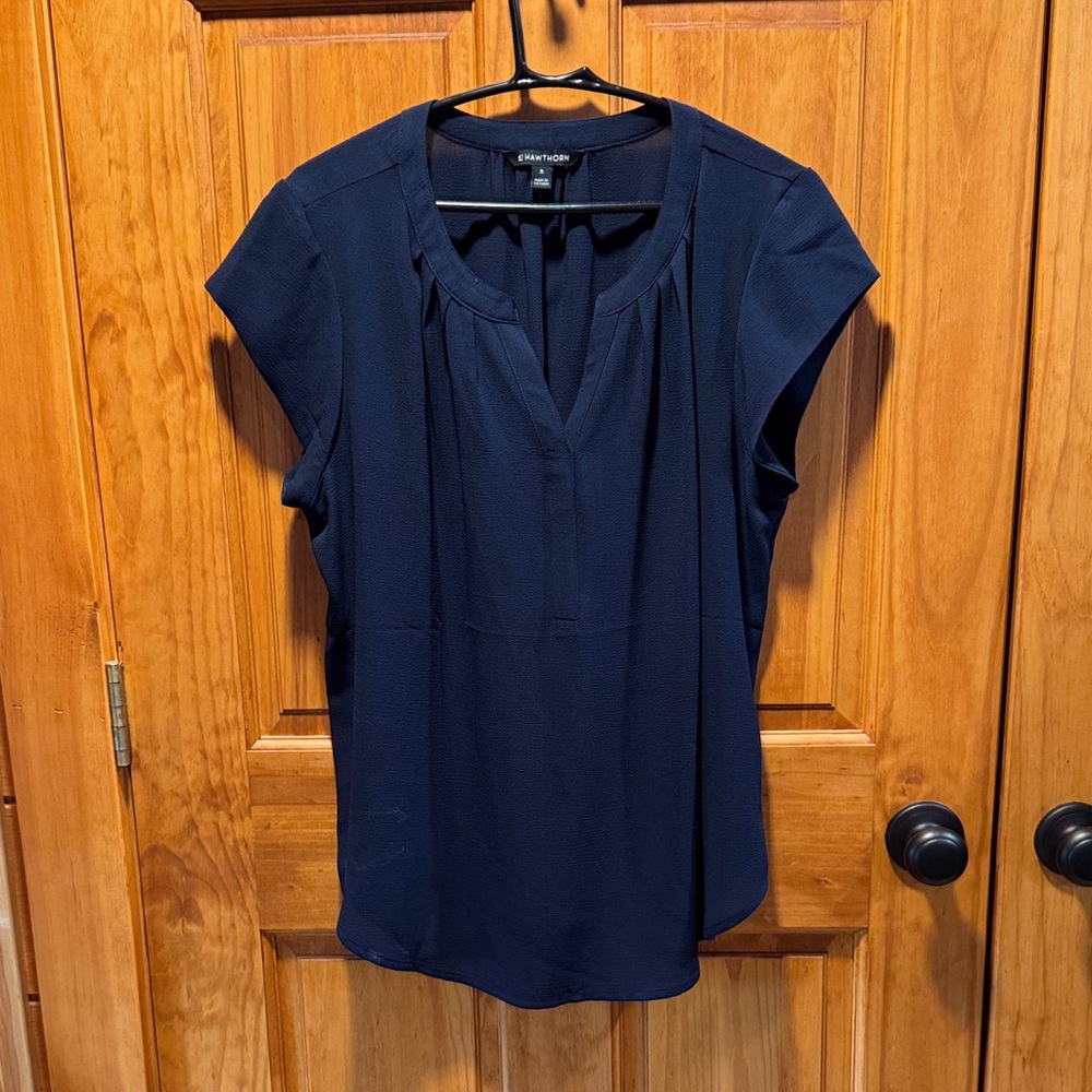 41 Hawthorn Women's Navy Blouse